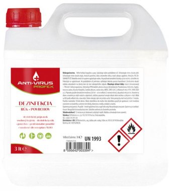 Dezinfekcia PROFEX 3 litre